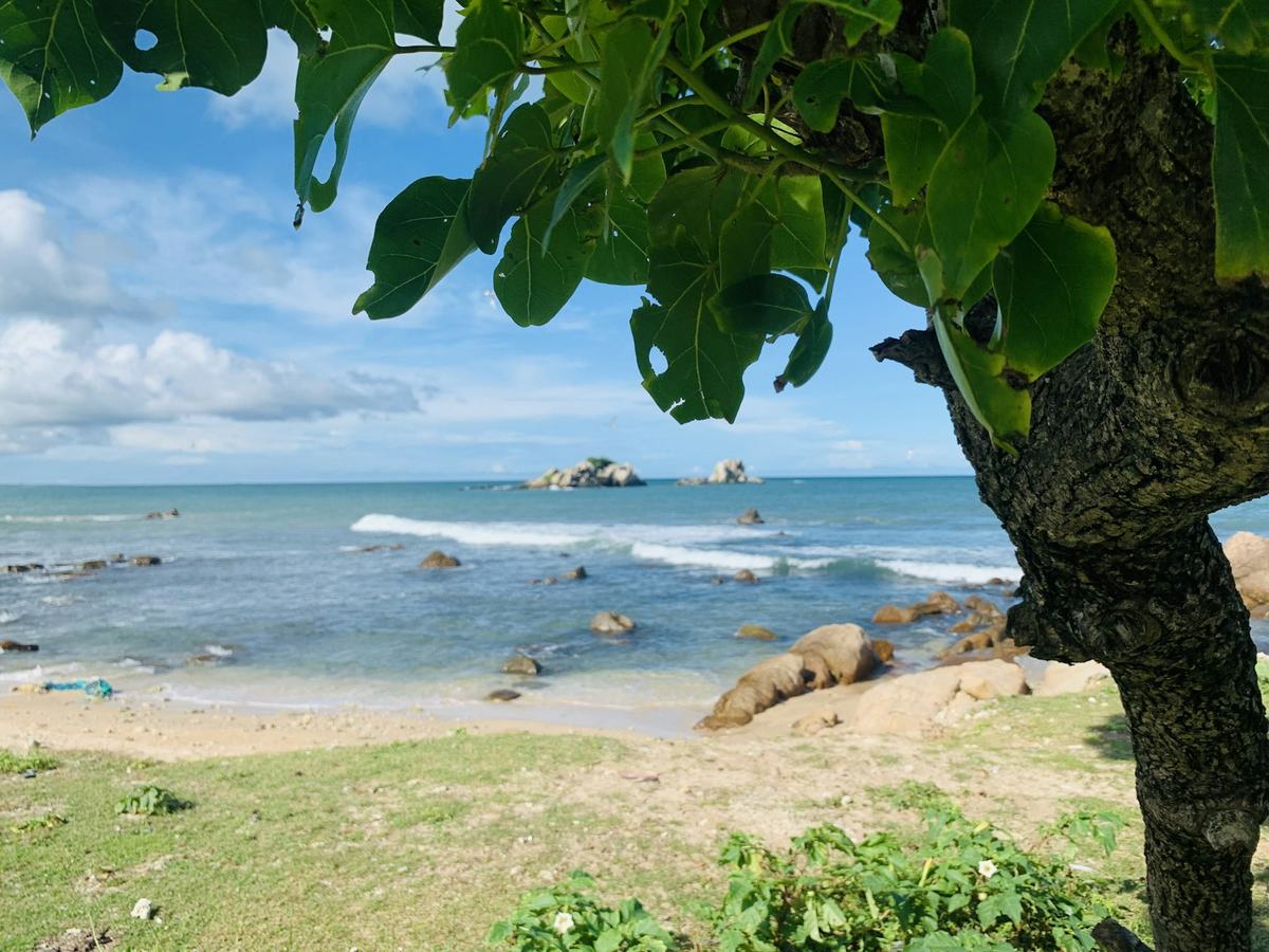 Beach and rocks near Trincomalee